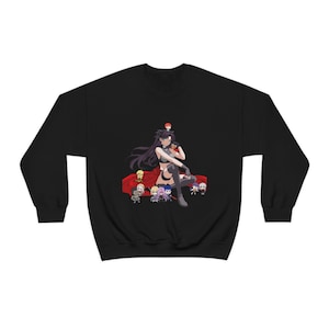 Rin Tohsaka chibi fate stay night shirou emiya, saber, lancer, archer, gilgamesh, sakara, evil sakara Unisex Heavy Blend Crewneck Sweatshirt