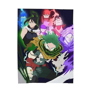 Deku, midoriya, vigilate deku, my hero academia, boku no hero academia, mha, bnha Velveteen Plush Blanket