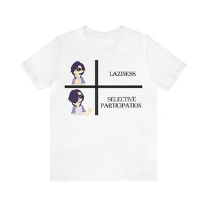 funny anime laziness shirt Unisex Short Sleeve Tee, Cool Anime Shirt,  Anime Gift, Anime Art T-Shirt, Anime Gift, Anime Lover Shirt