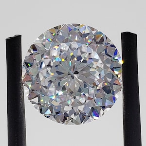 6,5 mm - 12 mm Weißer portugiesischer Rundschliff, 5A Zirkonia, loser Edelstein, für die Schmuckherstellung