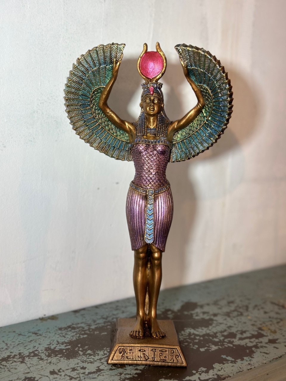 Egyptian Goddess Isis Statue,unique, Home Accessory, Gifts Ideas, Art ...