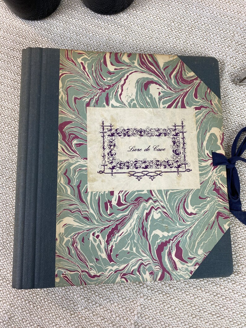 Vintage Cellar Book Wine Binder Etsy UK