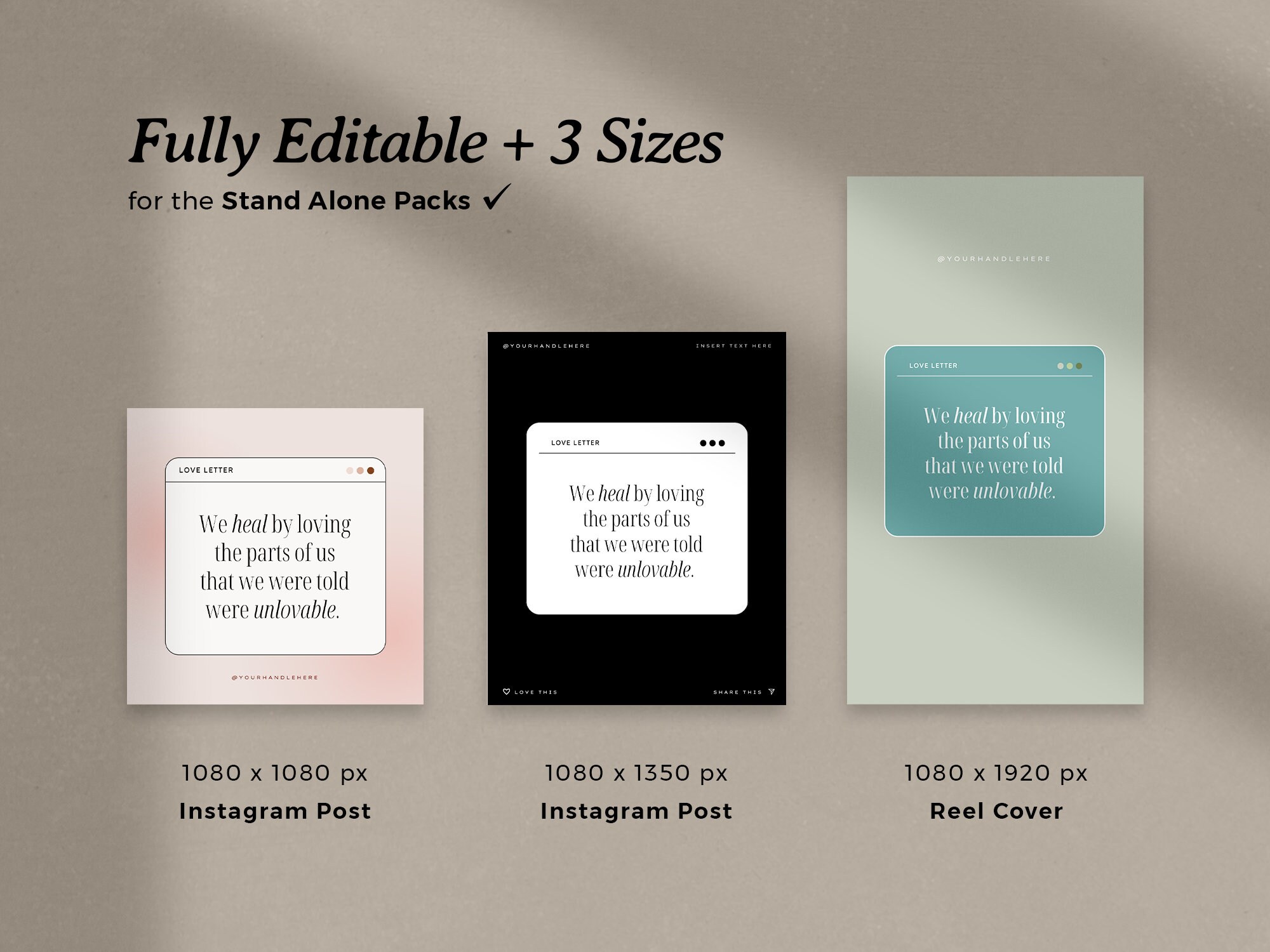 Soft Pink Coach Instagram Canva Template Healers Therapist Sales ...