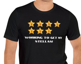 Working To Get My Stellas Shirt, Stella Shirt, Anime Stars, Family Anime, Spy, Family, Gift for Her, Gift for Him, Anime Fan, Unisex Tees