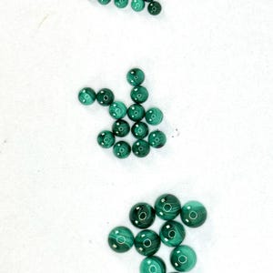 7mm Natural Malachite Round Cabs, Flat Bottom, AAA+ Quality, 100% Natural Gemstones, Perfect for Jewelry Making