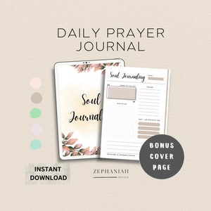 Daily Digital Prayer Journal | Printable, iPad Goodnotes Instant Download