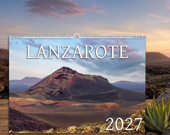 Lanzarote Kalender 2027 DIN A3 – Landschaftskalender mit Insel- und Küstenfotografie