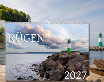 Rügen Kalender 2027 DIN A3 – Landschaftskalender mit Küstenfotografie