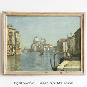 Ocean wall art, prints wall art, landscape wall art, fine art, landscape painting, famous art print, exhibition poster, DIGITAL PRINT