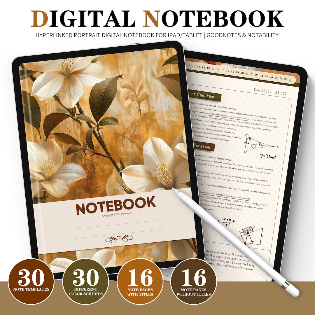 Digital Notes,digital Notebook,goodnote Notebook,goodnote Journal ...