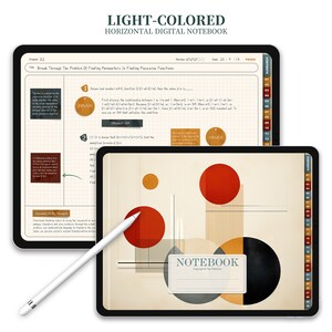 Geometric Digital Notebook, Digital Notes,cornell Journal,goodnotes ...