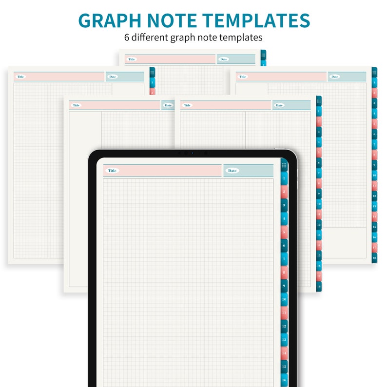 Cuaderno digital, Notas digitales, Diario de Cornell, Notas de Goodnotes Cornell, Plantilla de notabilidad, plantilla de goodnotes, Cuaderno de iPad imagen 7