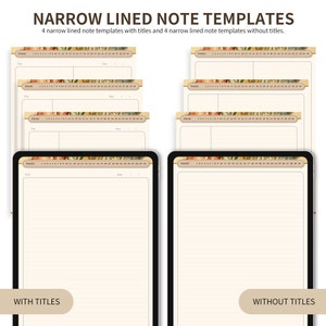 goodnote notebook, Digital Notebook, goodnote journal, Digital Notes,Goodnotes Cornell notes,Notability template,goodnotes template,Notebook image 7