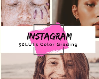 LUTs Instagram voor video- en fotokleurgrading | 50 Instagram-LUT's voor Affinity Photo, Premiere Pro, Final Cut, Filmora en DaVinci Resolve