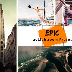 20 Epic Lightroom Presets, Desktop And Mobile Preset, Instagram Photo Filter, influencer presets,Lifestyle presets