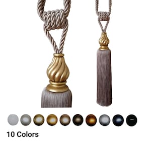 1x Elegant Curtain Tassel Tieback Accessory, Curtain Tieback, Decorative Curtain Pullback, Curtain Holdback, Housewarming Gifts