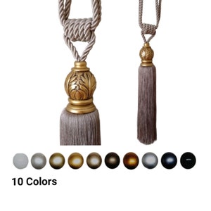 1x Elegant Curtain Tassel Tieback Accessory, Curtain Tieback, Decorative Curtain Pullback, Curtain Holdback, Housewarming Gifts
