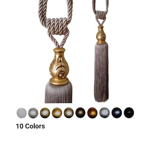 1x Elegant Curtain Tassel Tieback Accessory, Curtain Tieback, Decorative Curtain Pullback, Curtain Holdback, Housewarming Gifts