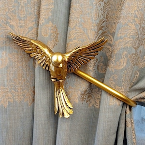 Elegant Curtain Holdback Accessory, Holdback with Hooks, Curtain Holdback, Decorative Curtain Pullback, Tieback, Housewarming Gifts