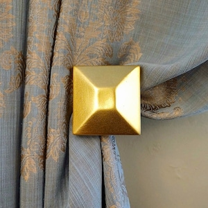 Elegant Curtain Holdback Accessory, Holdback with Hooks, Curtain Holdback, Decorative Curtain Pullback, Tieback, Housewarming Gifts