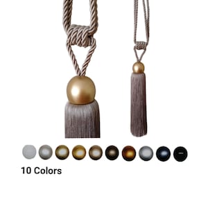 1x Elegant Curtain Tassel Tieback Accessory, Curtain Tieback, Decorative Curtain Pullback, Curtain Holdback, Housewarming Gifts