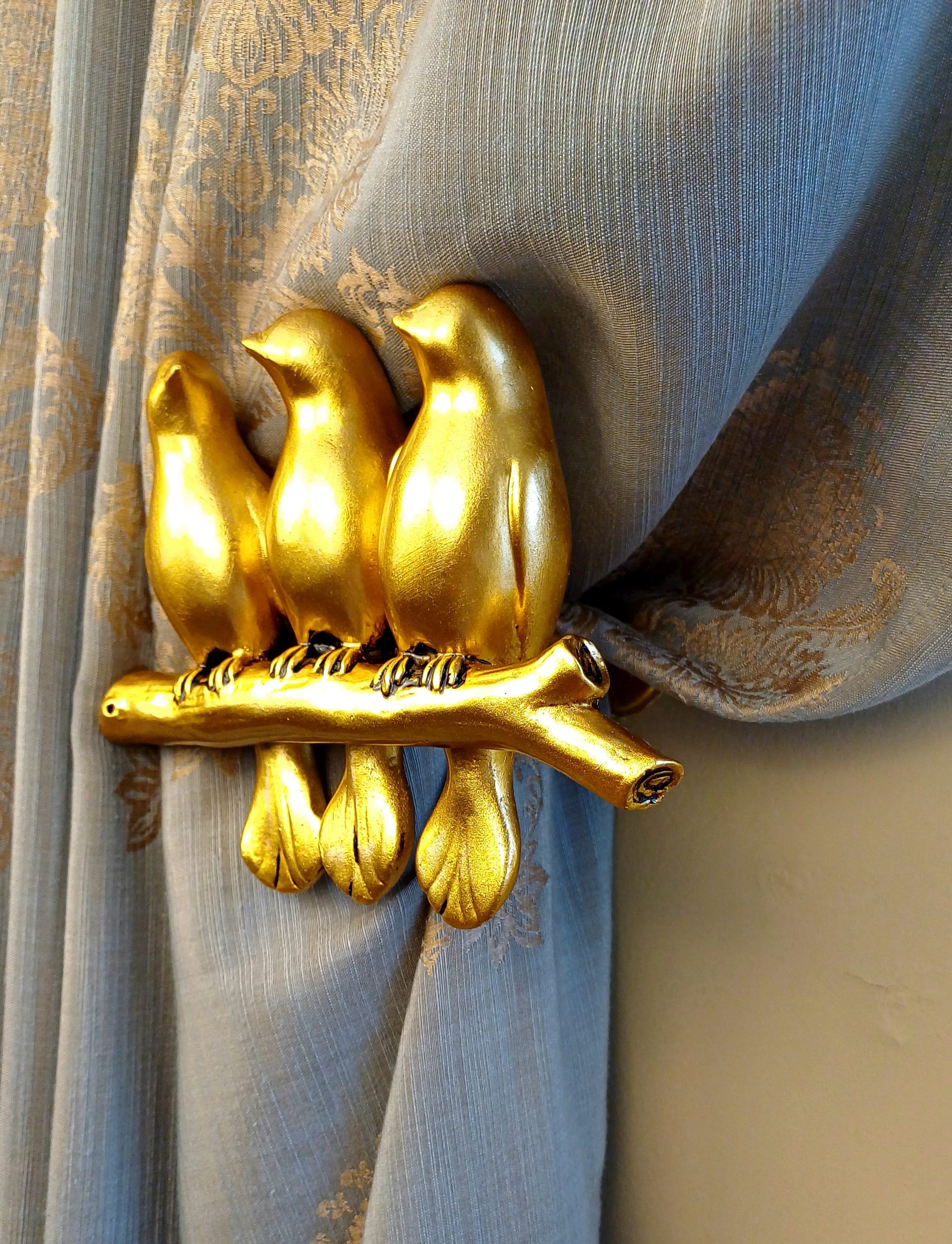 Elegant Curtain Holdback Accessory Holdback With Hooks Etsy
