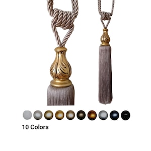 1x Elegant Curtain Tassel Tieback Accessory, Curtain Tieback, Decorative Curtain Pullback, Curtain Holdback, Housewarming Gifts