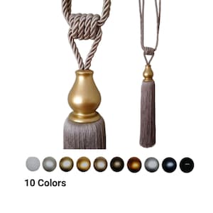 1x Elegant Curtain Tassel Tieback Accessory, Curtain Tieback, Decorative Curtain Pullback, Curtain Holdback, Housewarming Gifts