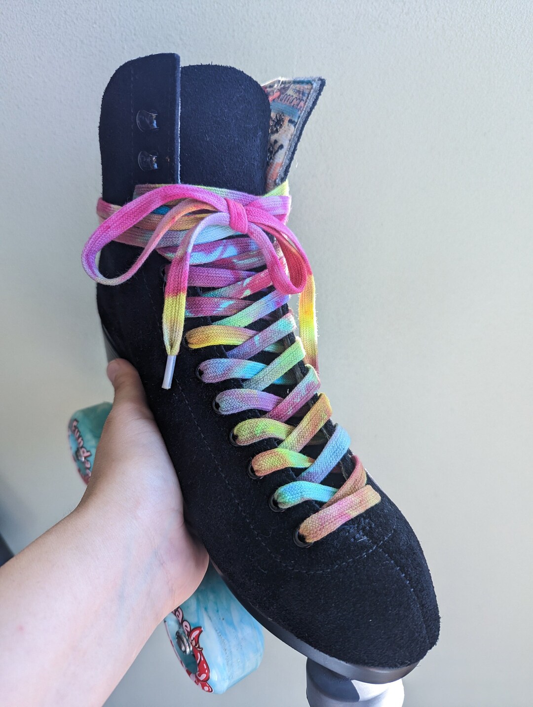 Handdyed Skate Laces cosmic Rainbow Icedyed Etsy Australia