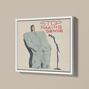 Stop Making Sense, Talking Heads, Póster de la película del concierto