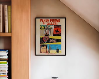 A Fistfull of Dollars  Comic Print