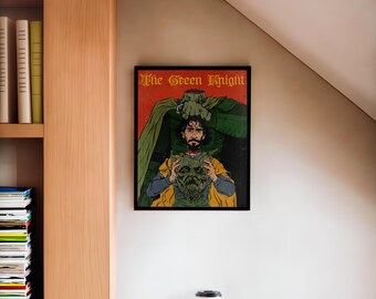 Green Knight Comic Book Poster