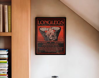 Longlegs Vintage Style Movie Poster