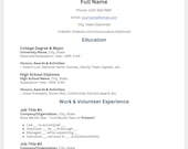 Job Seeker Kit | Resume + Cover Letter Templates | ATS-Friendly, Editable PDF & Word | Instant Download for Students + Professionals