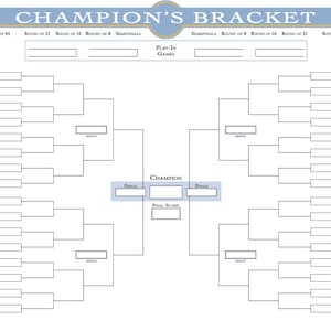 64 Team Bracket | Basketball | Pickleball | Champions Bracket | Tournament | Tourney