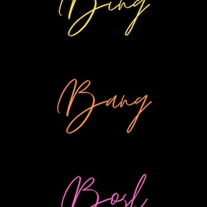 Printable Poster - Bing Bang Bosh