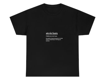 Stoic Stoicism Heavy Cotton Tee