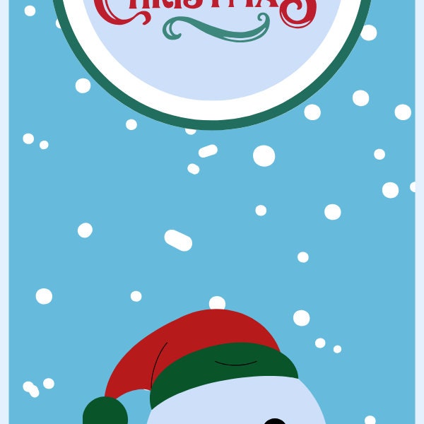 printable bookmark Merry Christmas theme bookmark snowman cozy nook for selfcare