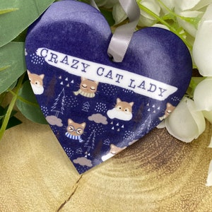 CRAZY CAT LADY Chocolate Bar Cat Lover Gift Cat Mom Gift 