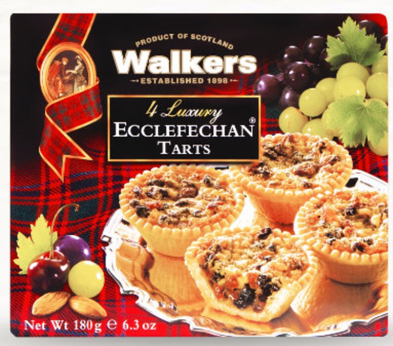 New Walkers Shortbread Ecclefechan Tarts, Traditional Cake by Scottish