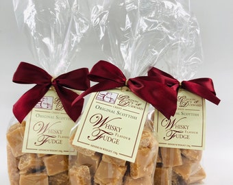 SALE OFF - Handmade 3 Bags Of Traditional Scottish Whisky Fudge - 3 x 250g - by Gordon & Durward.