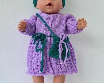 Gestrickte Puppenkleidung,Baby Born,Handgemacht,Puppenkleidung, Puppe,Puppen Kleidungs Set,Baby Born Kleidung, Geschenk,Geburtstag