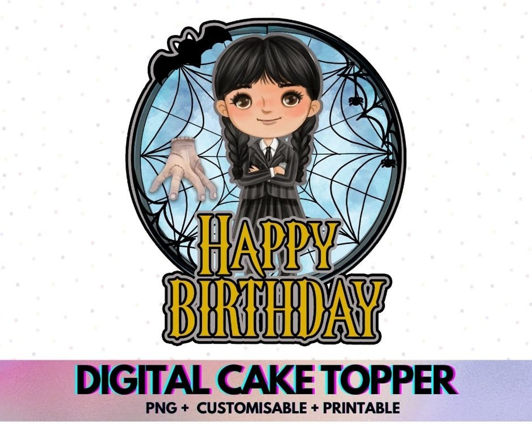 Teens love this new series on Netflix, give them a personalised Wednesday  Addams cake for their birthday
