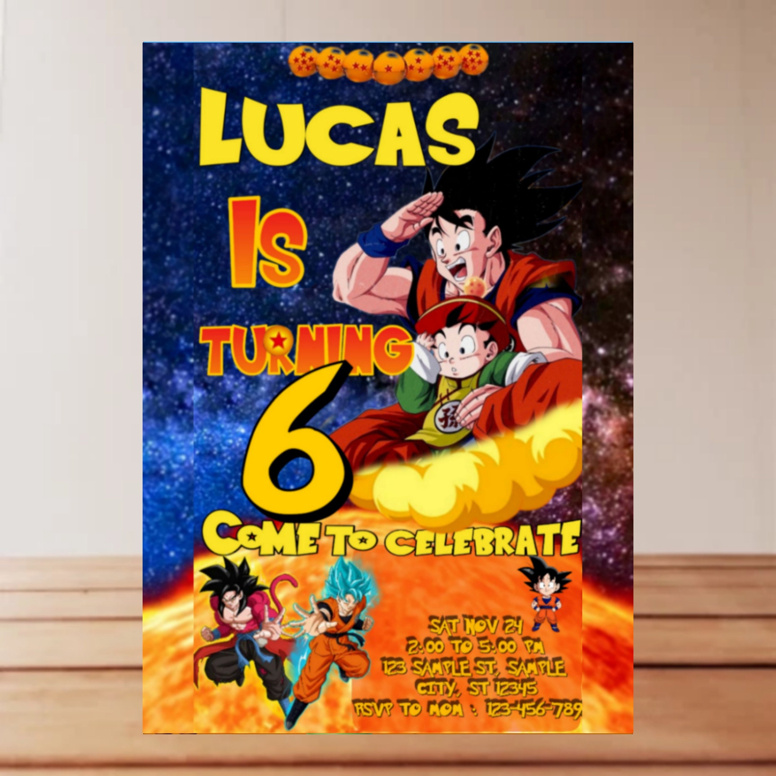 Dragon ball z birthday party - Etsy España Dragon ball z birthday party - Etsy España