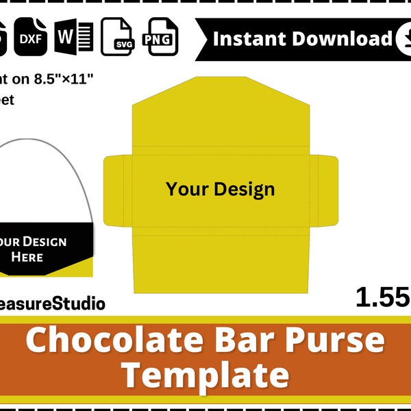 Hershey Bar Envelope Template Etsy hershey-bar-envelope-template-etsy
