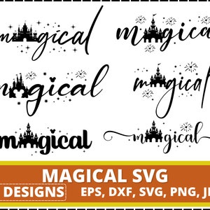 Magical SVG Bundle | Magical Castle SVG Bundle | Fairy Tale Kingdom Clipart | Fantasy Castle Silhouette SVG | Mystical Magic for Cricut