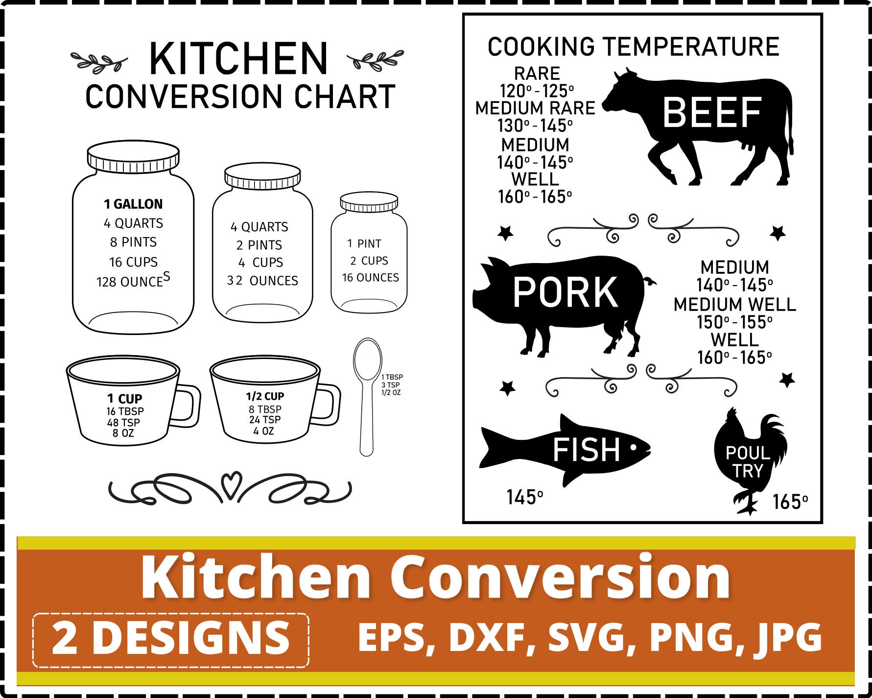 FREE Printable Kitchen Conversion Chart - Frugal Mom Eh!