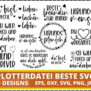 Plotterdatei Beste Freundin SVG, Beste Freunde SVG Bundle, Freundschaft SVG, Schwerster SVG, Freundschaft Zitate svg, Friends svg