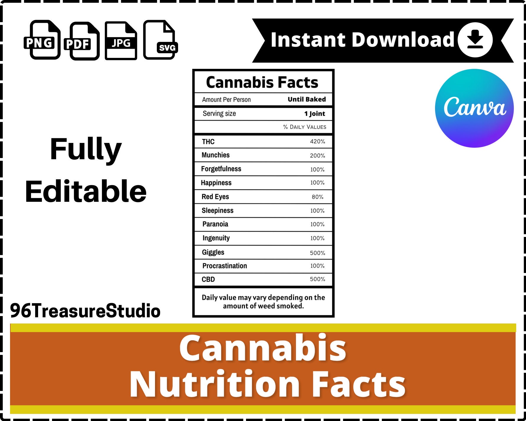Cannabis Nutrition Facts Svg Weed SVG Nutritional Fact Label Template Weed Svg Cannabis Svg Cannabis Nutrition Facts Svg Weed SVG Nutritional Fact Label Template Weed Svg Cannabis Svg
