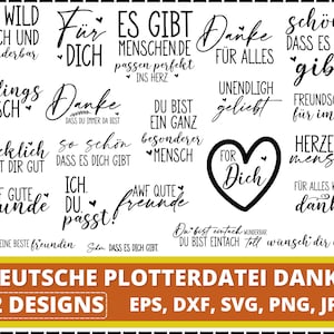 Deutsche Plotterdatei Danke,Best Friends Svg Bundle,Freundschaft svg,Lieblingsmensch Svg ,Geburtstag svg datei ,Geburtstagsgeschenk Freundin